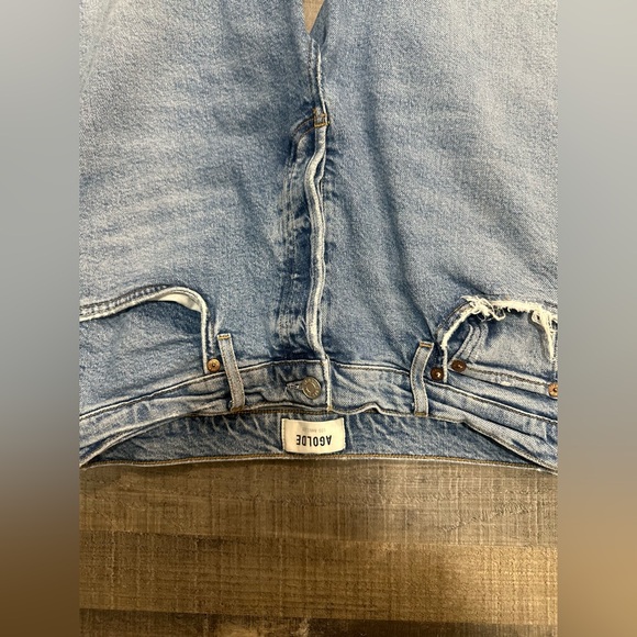 Agolde Riley Long High Rise Jeans - Picture 6 of 8